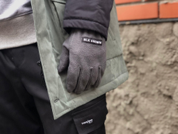 Перчатки BLK CROWN Fleece Grey
