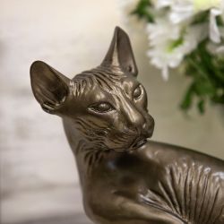 Статуэтка Кошка Преданная Фрейя Бронза