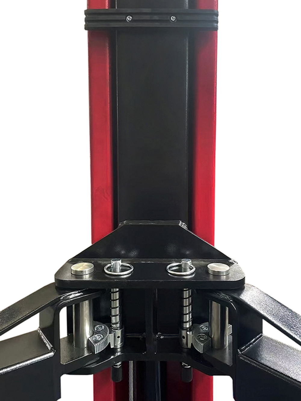 Подъемник электрогидравлический 4т 100-1820мм 2-х стоечный 220В верх. синхрон.(механ. с 1 кол) GTE