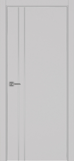 Межкомнатная дверь Optima Porte НЕАПОЛЬ 205 Молдинг SC (матовое серебро), Алюминиевая кромка SC (матовое серебро) с 4-х сторон
