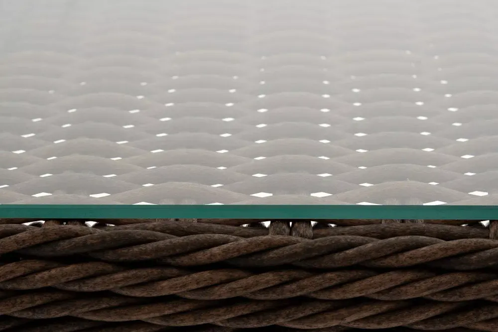 "Прованс" столик журнальный из ротанга, цвет коричневый