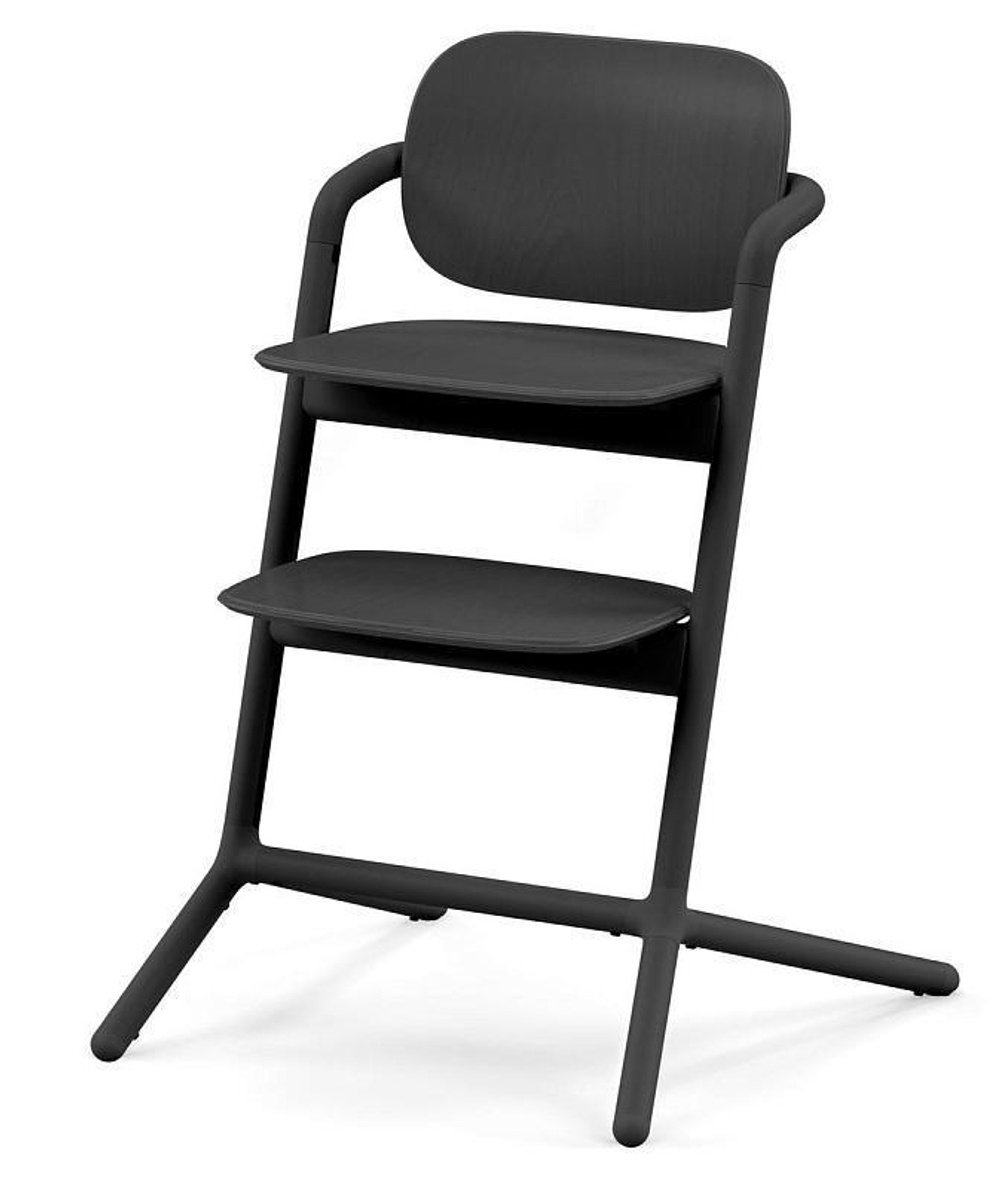 Стульчик для кормления Cybex Lemo 4 в 1 с мягкими чехлами Comfort Inlay Stunning Black/Stunning Black