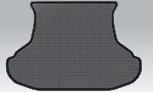 Коврик багажника /2171 Приора/ универсал пласт. (REZKON)