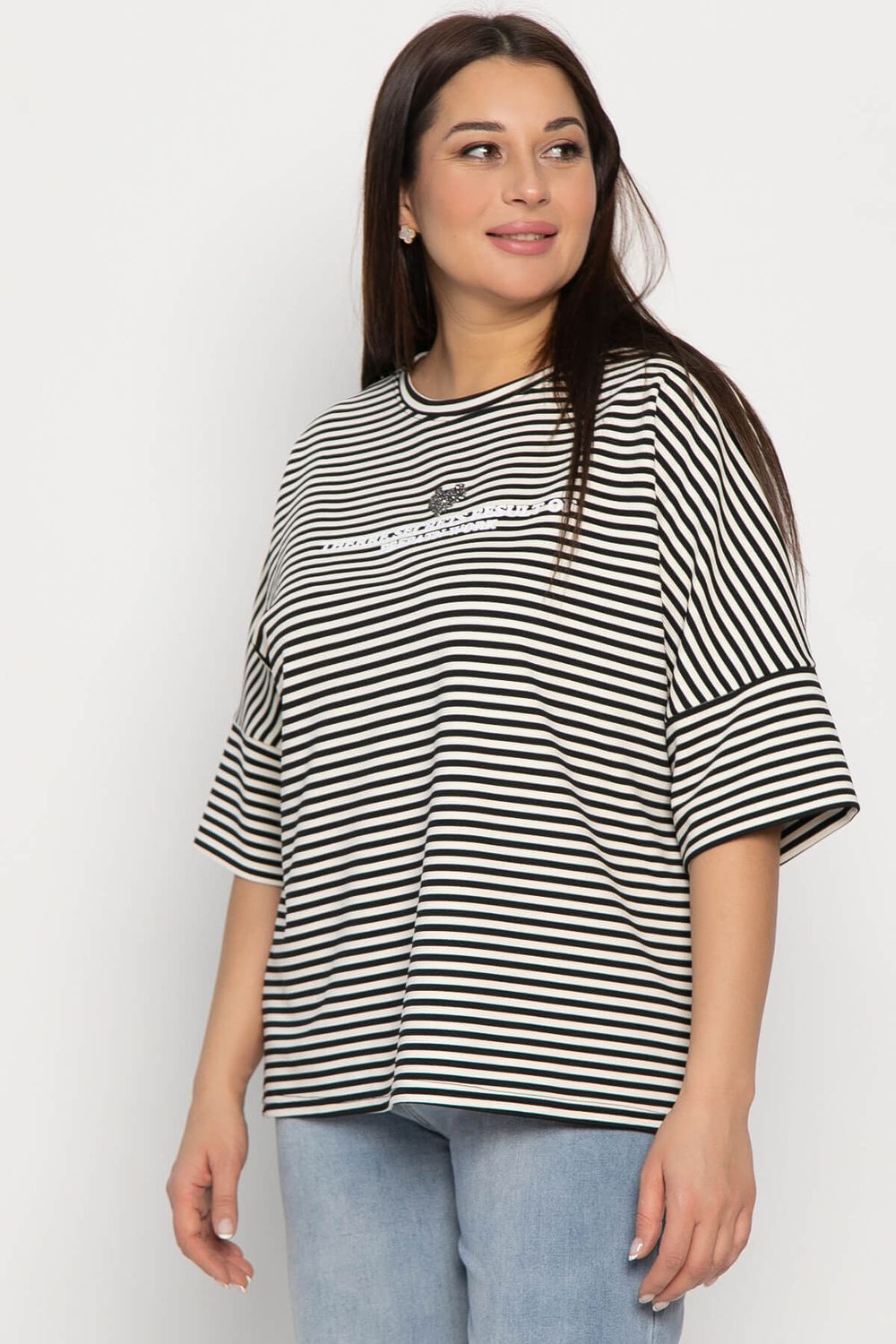 Блуза Монтана (черно-белая) Б14888-20М LT Collection