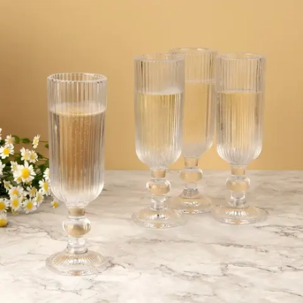 "Clear" Набор бокалов для шампанского 4шт. 160мл