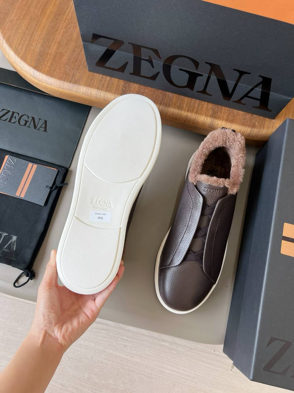 Кеды Zegna