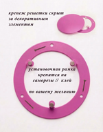 Вентиляционная Решетка РДК 120 ВЕРЕСК