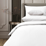 Комплект постельного белья VEROSSA Семейный с наволочками 50х70 и 70х70 (страйп белый)