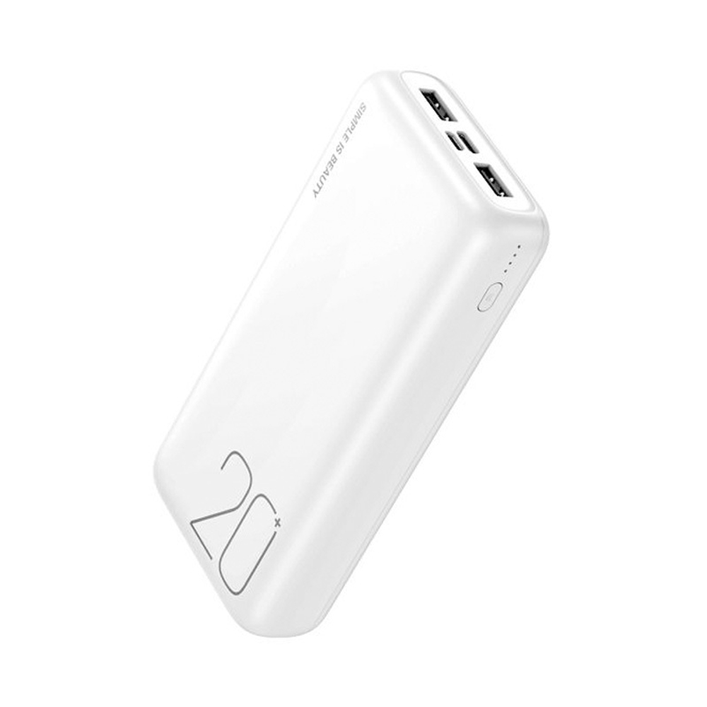 Портативный аккумулятор XO PR-183 20000 мАч, белый
