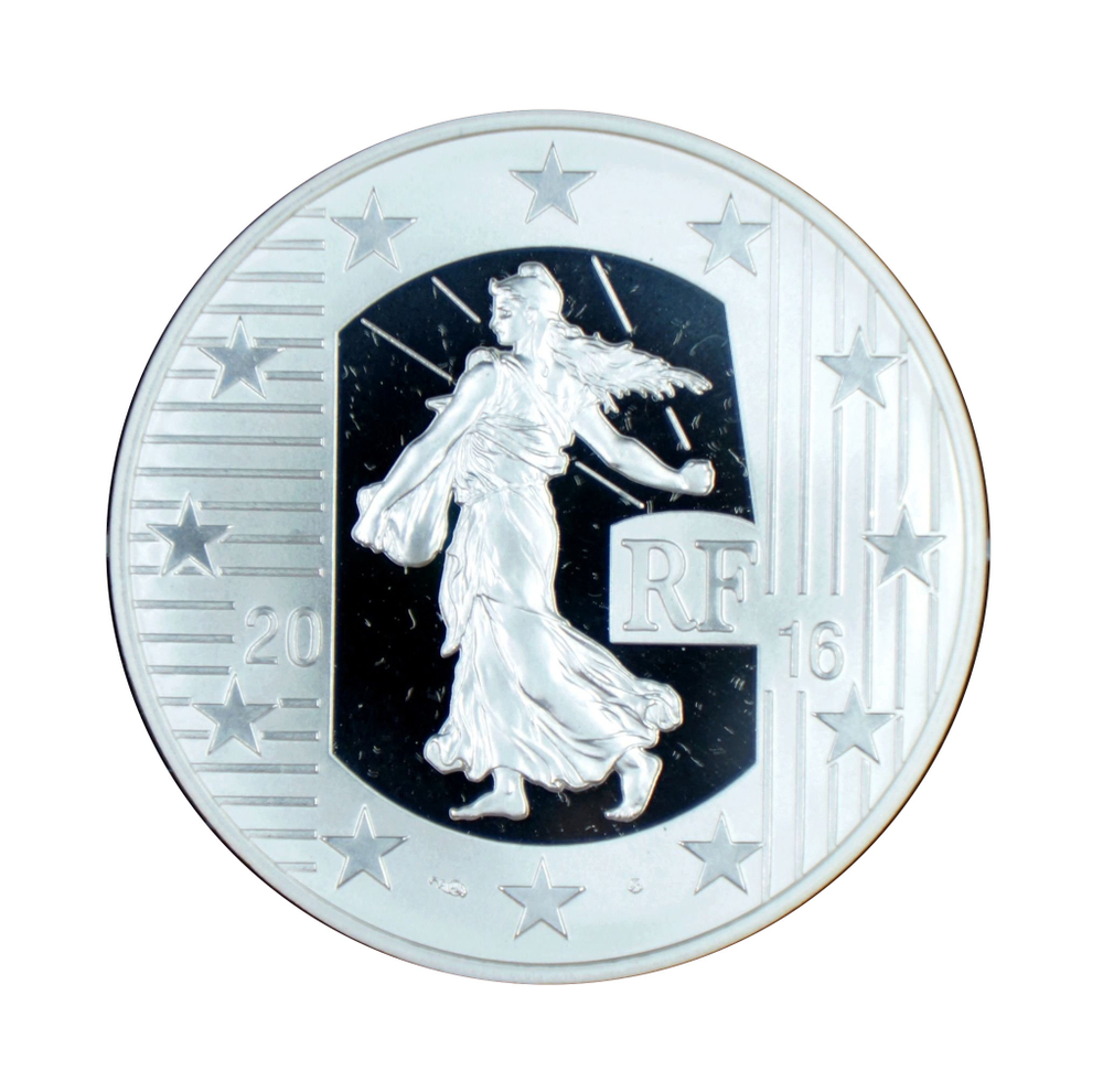 Монета 10 Евро Серебро Франция 2016 Тестон (SOWER HISTORIC COINS THE TESTON)