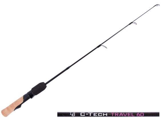 Удилище телескопическое зимнее Lucky John C-TECH TRAVEL 60см