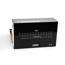 Бутсы зальные подростковые TORRES TIEMPO-J, TS134236-417-34, р.34, оранжево-бирюзовый