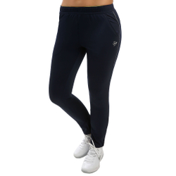 Женские теннисные брюки Dunlop Knitted Training Pants Women - Dark Blue, Silver