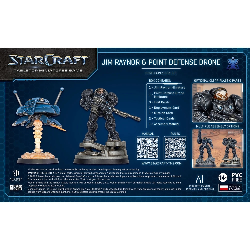 Starcraft - Jim Raynor & Point Defense Drone: Terran Hero Expansion Set