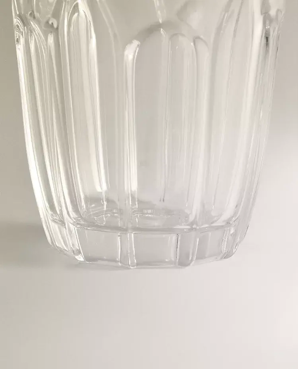 ZARA HOME СТАКАН ДЛЯ КОФЕ С РЕЛЬЕФНЫМ УЗОРОМ, ПРОЗРАЧНЫЙ