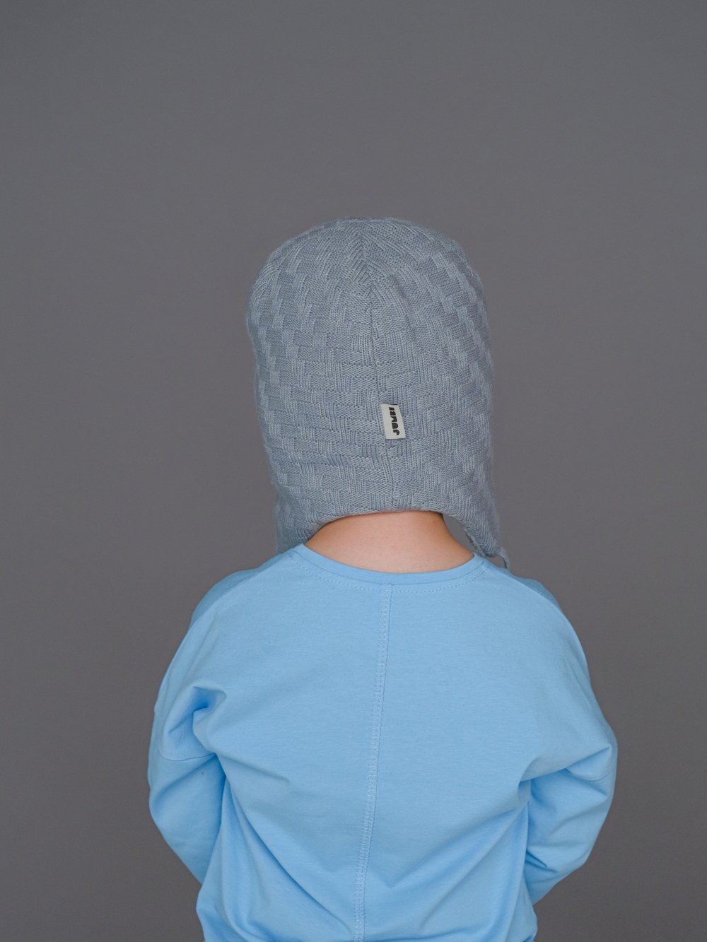 Шапка зимняя вязаная (Жемчужно-пепельный) ТОКИ