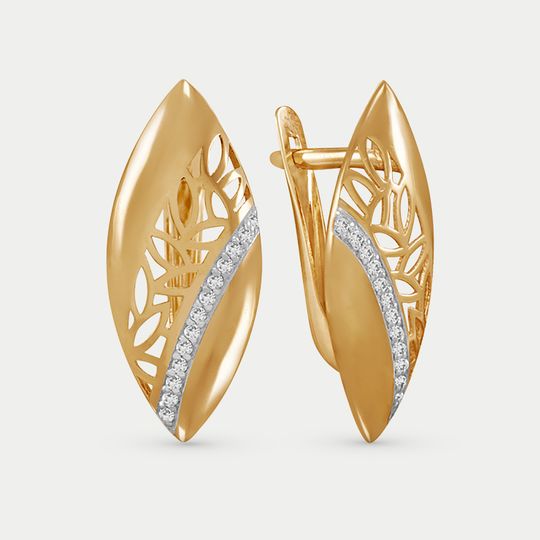 Серьги золотые