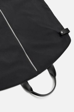 ZARA СУМКА-ПОРТПЛЕД НЕЙЛОНОВАЯ, ЧЕРНЫЙ