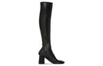 Balenciaga Glove Leather Knee High Boots 8cm Women"s Black