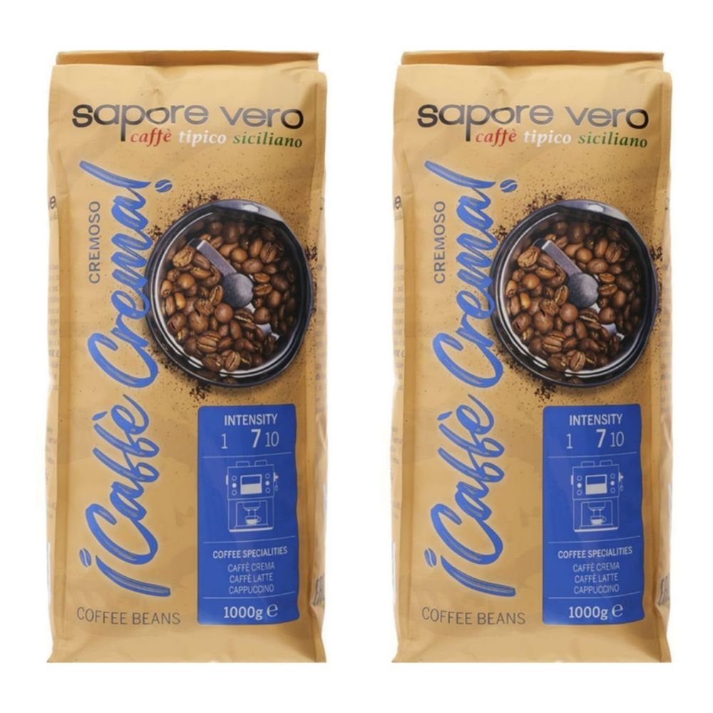 Кофе в зернах Sapore Vero Cremoso Caffe Crema 1 кг