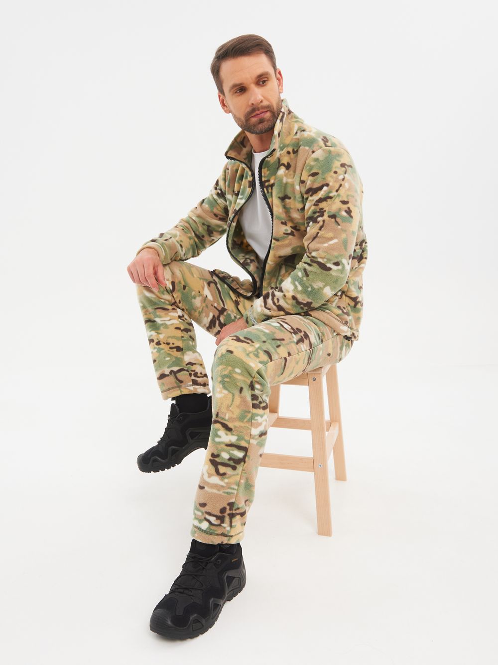 Костюм демисезонный Байкал ткань Флис цвет Мультикам