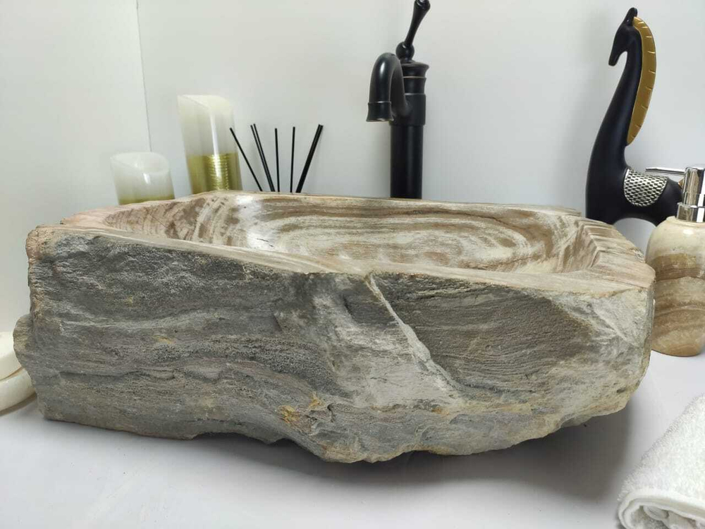 Раковина из окаменелого дерева Fossil Basin OD-60406 48*36*15
