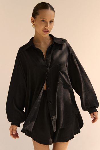 Рубашка с длинным рукавом MYKONOS Чёрный