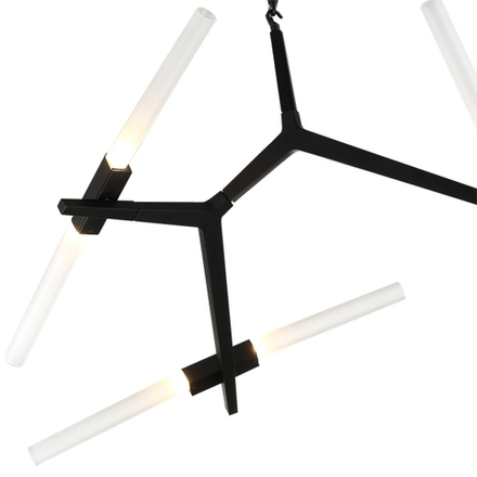 Ceiling design lamp  AGNES by Roll & Hill (20 lampshades,  Black)