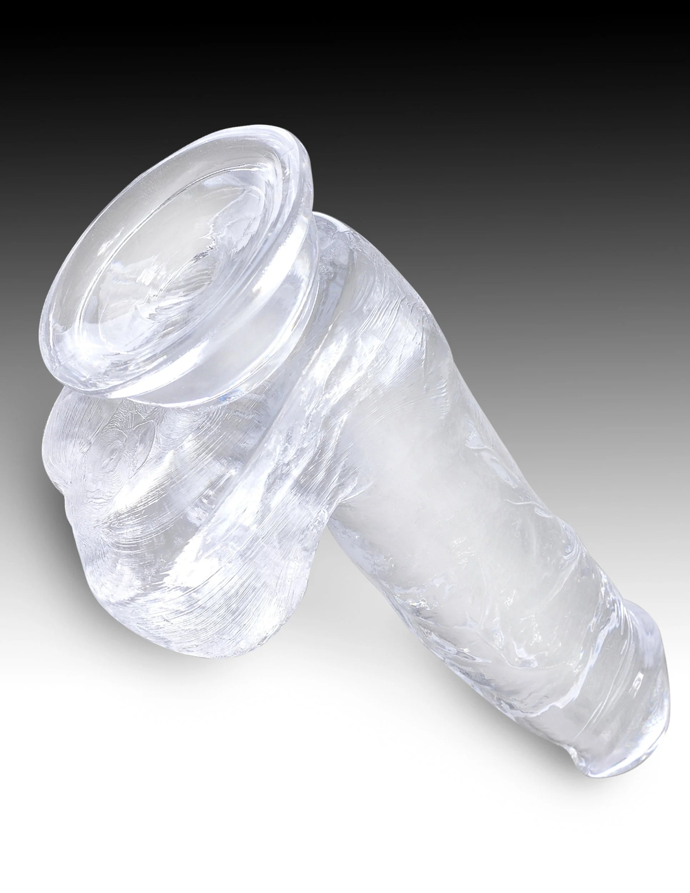 Фаллоимитатор King Cock Clear 6" Cock with Balls Pipedream 575220PD