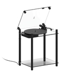 Стол для виниловых пластинок и проигрывателя Transparent Turntable, чёрный