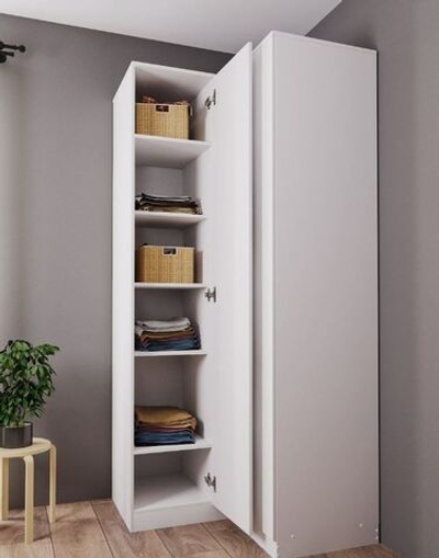 МОРИ МШУ 940 Шкаф угловой (ш943/943*г478*в2100мм), белый