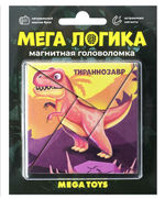 Магнитная головоломка по системе раннего развития Никитина "Тираннозавр" (Лидер)