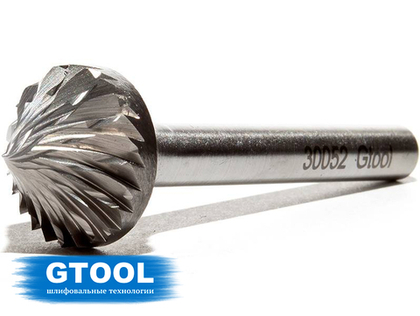 Борфреза GTOOL форма K зенкер с вершиной 90°, диаметр головки 16мм