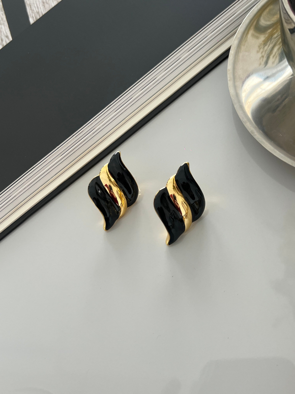 Серьги имиджевые комбинированные