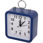 Будильник «Камея» квадрат синий 10*10*4,5см OS-002