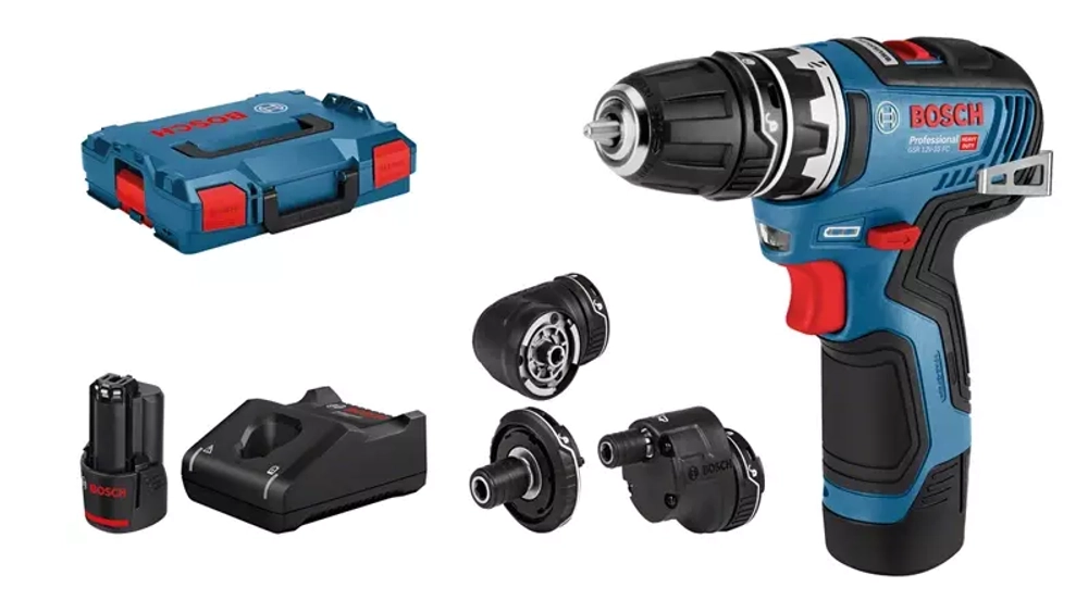 Аккумуляторный шуруповёрт BOSCH GSR 12V-35 FC Full Set Professional 06019H3000