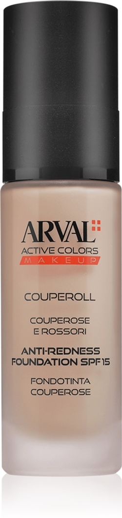 Arval Couperoll Anti-redness foundation SPF15 - Непрозрачная тональная основа SPF 15, 30 ml