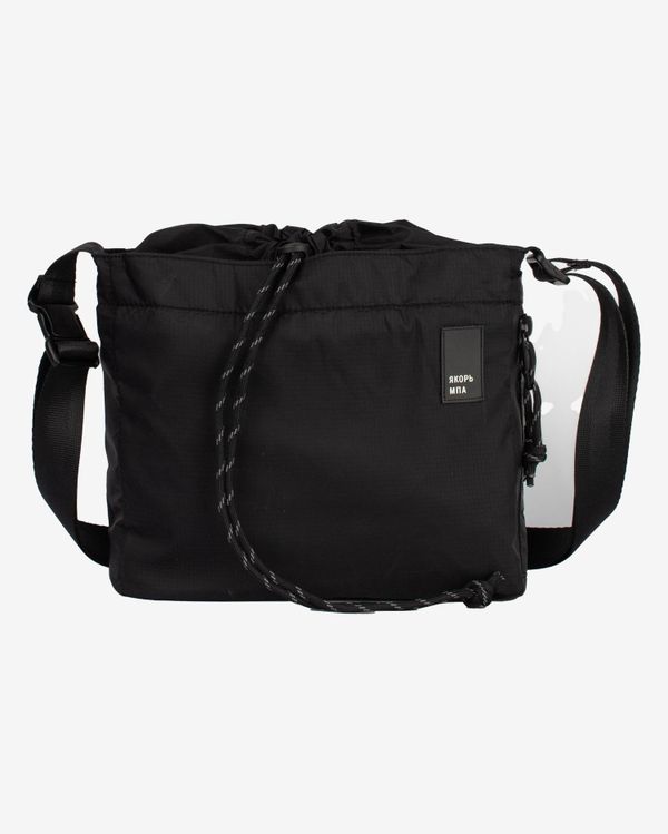 Сумка Сборка-мини черный рипстоп тонкий нейлон - фото 1