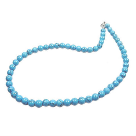Бусы "Келли 8" бирюза голубая