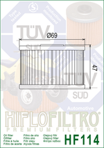Фильтр масляный Hiflo Filtro HF114