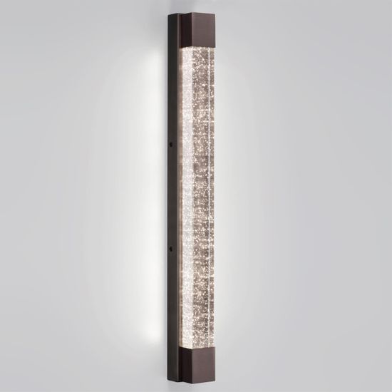 6680/12WL HIGHTECH ODL24 271 Настенный светильник брашир черн/металл/хрусталь IP20 LED 12W 600Лм 4000K MIRADA