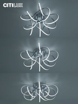 Citilux Мишель CL229151 RGB Люстра светодиодная с пультом Хром