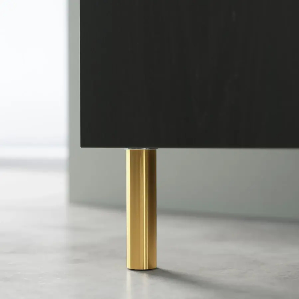 Комбинация для хранения - BESTÅ/ BESTА IKEA/ БЕСТА/БЕСТО ИКЕА, 120х74 см, черный/коричневый