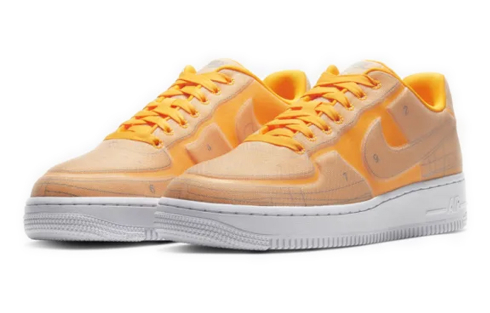 Кроссовки Nike Air Force 1 07 Lx Laser Orange (Женская размерная сетка)