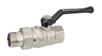 Кран шаровый Bugatti Oregon 320 1/2" НР/ВР американка полнопроходной ручка-рычаг