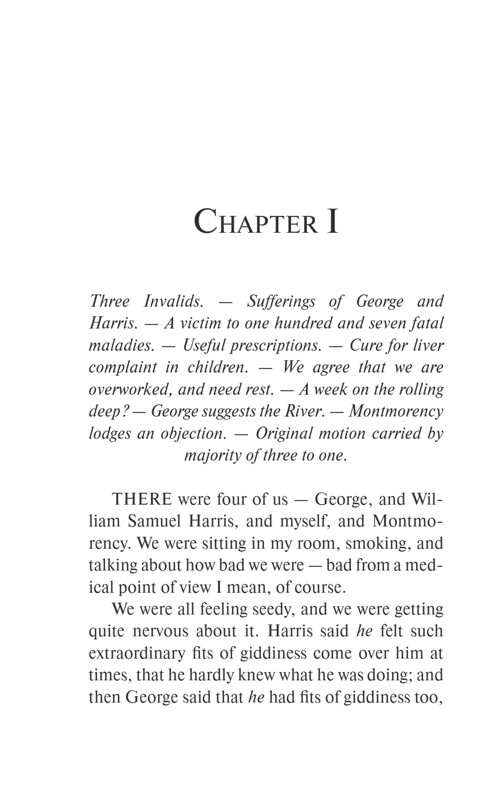 Three Men in a Boat (To Say Nothing of the Dog)