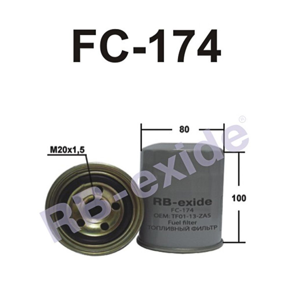 FC-174  RB-exide Фильтр топливный