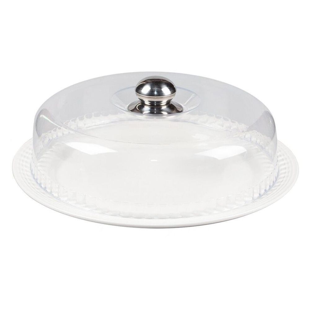 Блюдо круглое d 34,5 см с крышкой для хранения и выкладки P.L. Proff Cuisine