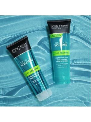 John Frieda Luxurious Volume CORE RESTORE Прозрачный кондиционер с протеином 250 мл