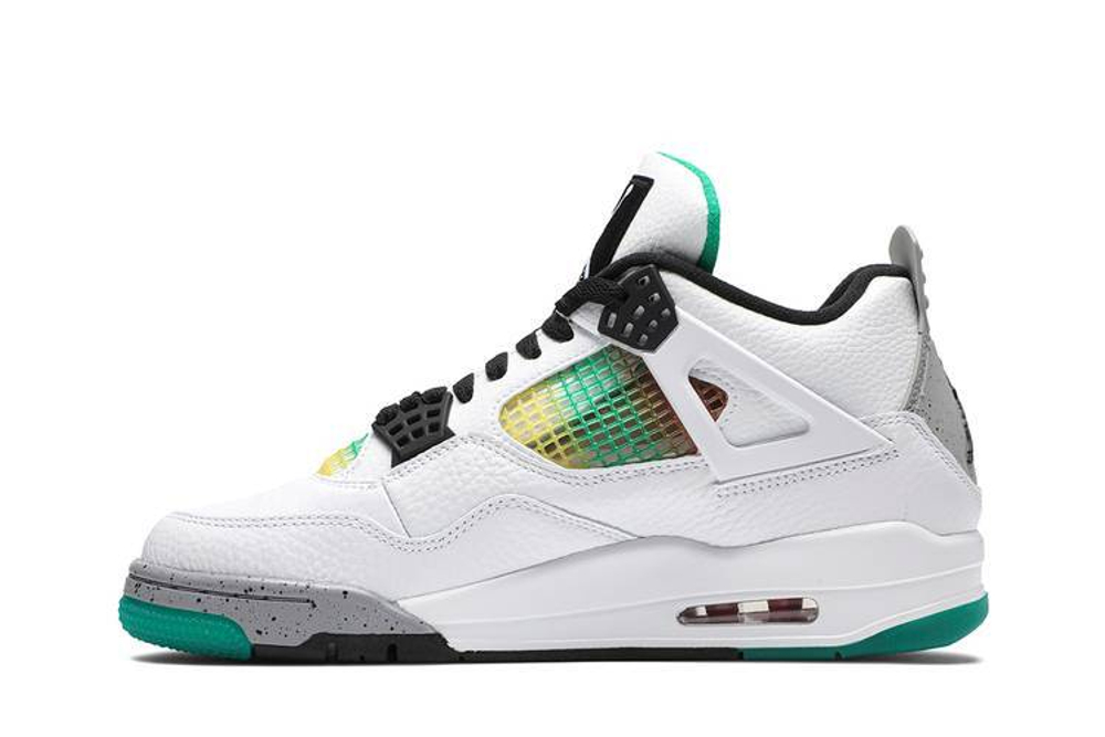 Кроссовки Jordan Air Jordan 4 Retro Lucid Green (Женская размерная сетка)